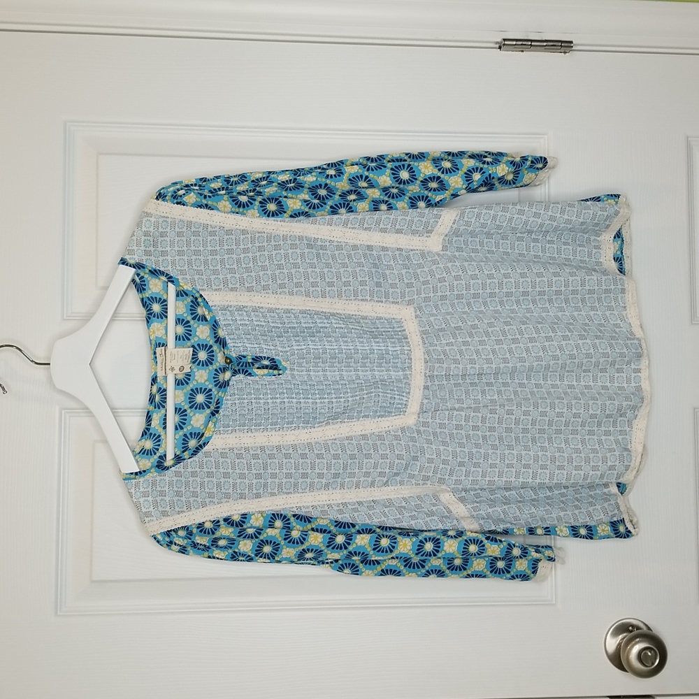 Matilda Jane Kaleidoscope Peasant Top, Women's Size M